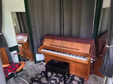 Raum Vermieten: Gartenhaus mit Klavier